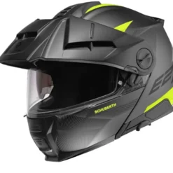 Casco Modulare Schuberth E2 ECE Defender Grigio Giallo