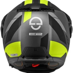 Casco Modulare Schuberth E2 ECE Defender Grigio Giallo