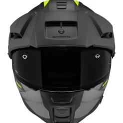 Casco Modulare Schuberth E2 ECE Defender Grigio Giallo