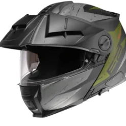 Casco Modulare Schuberth E2 ECE Explorer Verde Grigio