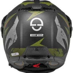 Casco Modulare Schuberth E2 ECE Explorer Verde Grigio