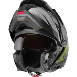 Casco Modulare Schuberth E2 ECE Explorer Verde Grigio