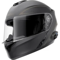 Casco Modulare Sena Con Bluetooth Integrato Outrush R 22-06 Nero Opaco