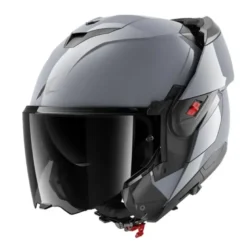 Casco Modulare Shark Oxo Dark Shadow Gun Silver