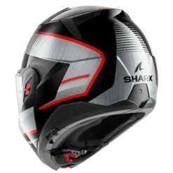 Casco Modulare Shark Oxo Sikter Nero Chrome Argento
