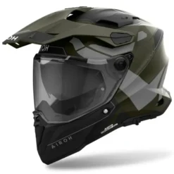 Casco Touring Airoh Commander 2 Reveal Verde Militare