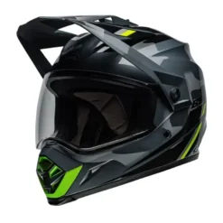 Casco Touring Bell Mx-9 Adventure 2024 Alpine Grigio Verde Mimetico