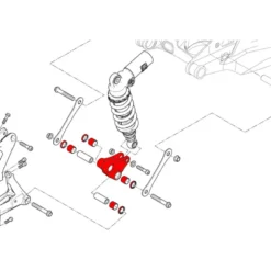 Cnc Racing Ap004R Bilanciere Sospensione Posteriore Ducati Panigale V4 Streetfighter V4