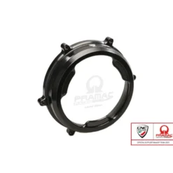 Cnc Racing Ca201Bpr Carter Trasparente Con Inserti In Carbonio Per Frizioni Ad Olio Ducati Panigale Pramac Racing Lim. Ed.