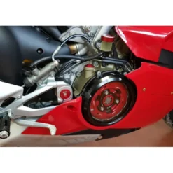 Cnc Racing Ca210R Carter Trasparente Per Frizioni Ad Olio Ducati Multistrada V4 Diavel V4