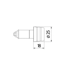 Cnc Racing Cm234B Contrappesi Manubrio Mini