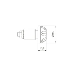 Cnc Racing Cm239R Contrappesi Manubrio Blaze