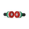 Cnc Racing Cm241R Contrappesi Manubrio Tricolore