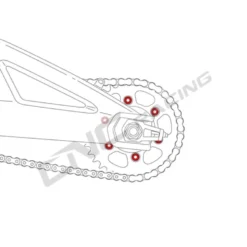Cnc Racing Da387G Dadi Corona M10X1.25