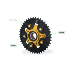 Cnc Racing FC252B Flangia portacorona Ducati Nero