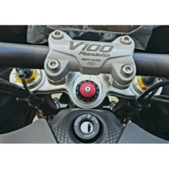 Cnc Racing GH102BB Dado cannotto Moto Guzzi Nero