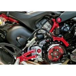 Cnc Racing Ifc04G Cover Tubazioni Con Supporto Serbatoio Freno Posteriore Ducati