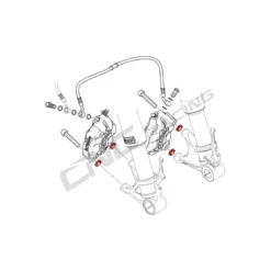 Cnc Racing Ifd01R Kit Distanziali Pinze Freno Anteriore