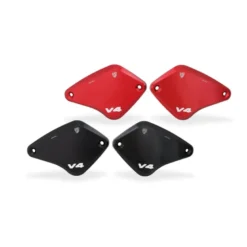 Cnc Racing Kt560R Tappi Serbatoi Fluido Freno E Frizione Ducati Diavel V4 Touch Bicolor