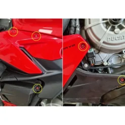 Cnc Racing Kv477B Kit Viti Carene Laterali Ducati Streetfighter V2