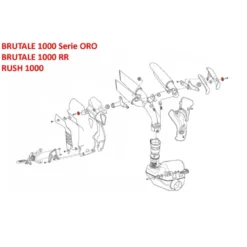 Cnc Racing Kv452G Boccola Vite Silenziatore Di Scarico Mv Agusta