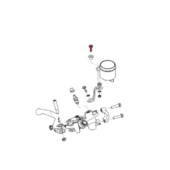 Cnc Racing Kv458R Kit Viti Serbatoio Fluido Freno Anteriore Aprilia Rs660