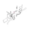 Cnc Racing KV443XG Kit viti - Staffa serbatoio fluido freno anteriore/frizione - TITANIO Oro