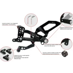 Cnc Racing Pe409B Pedane Regolabili Ducati Streetfighter V4