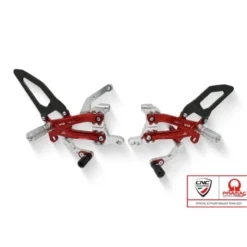 Cnc Racing Pe408Bpr Pedane Regolabili Ducati Panigale V4 Carbon Pramac Racing Limited Edition