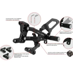 Cnc Racing Pe410Br Pedane Regolabili Ducati Streetfighter V4 Carbon