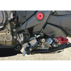 Cnc Racing PEC06R Leva cambio Ducati Multistrada V4 / V4S / V4 Pikes Peak / V4 RS / V4 Rally - SLIDE Rosso