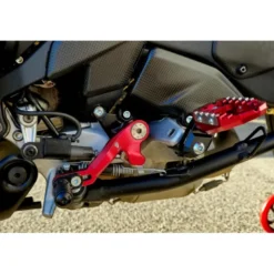 Cnc Racing PEC07R Leva cambio rovescio Ducati Multistrada V4 / V4S / V4 Pikes Peak/ V4 RS / V4 Rally - SLIDE Rosso