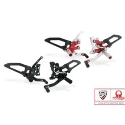 Cnc Racing Pe411Rpr Pedane Regolabili Ducati Streetfighter V2 Pramac Racing Limited Edition