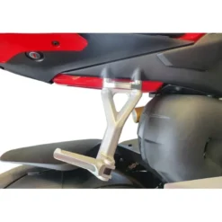 Cnc Racing Pet52B Piastre Sostitutive Pedane Passeggero Ducati Panigale V4 / Streetfighter V4