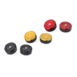 Cnc Racing PEV07R Tappi per viti centrali pedane originali Ducati Rosso
