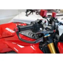 Cnc Racing Pl150Krpr BrakeGuard Carbon Race Protezione Leva Freno Anteriore Carbonio Lucido Pramac Racing Limited Edition