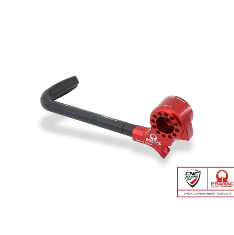 Cnc Racing Plm02Rpr LeverGuard Street Protezione Leva Frizione Con Attacco Specchio Pramac Racing Limited Edition