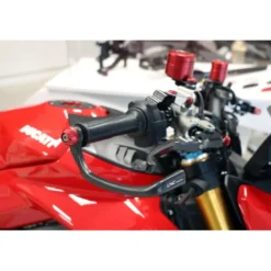 Cnc Racing Pl150Yr BrakeGuard Carbon Race Protezione Leva Freno Anteriore Carbonio Opaco