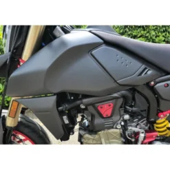 Cnc Racing PR100R Protezione cover motore sx Ducati Hypermotard 698 Mono Rosso
