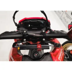 Cnc Racing SD119BS Supporto ammortizzatore di sterzo Ducati Hypermotard 698 Mono Argento