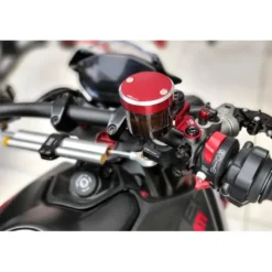 Cnc Racing Sea15B Kit Staffe Serbatoio Fluido Freno E Frizione Ducati Monster, Streetfighter V4 E V2