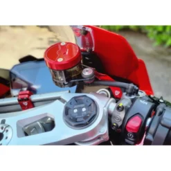Cnc Racing Sea17R Kit Staffe Serbatoio Fluido Freno E Frizione Ducati Panigale V4