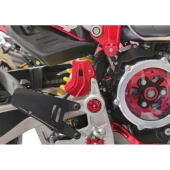 Cnc Racing SEA20R Supporto serbatoio fluido freno posteriore Ducati Hypermotard 698 Mono Rosso