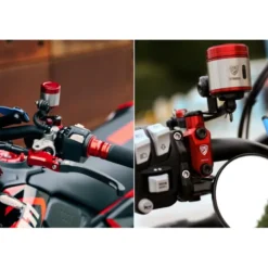 Cnc Racing SE900B Serbatoio olio 12 ml per freno posteriore o frizione - Titanio Nero