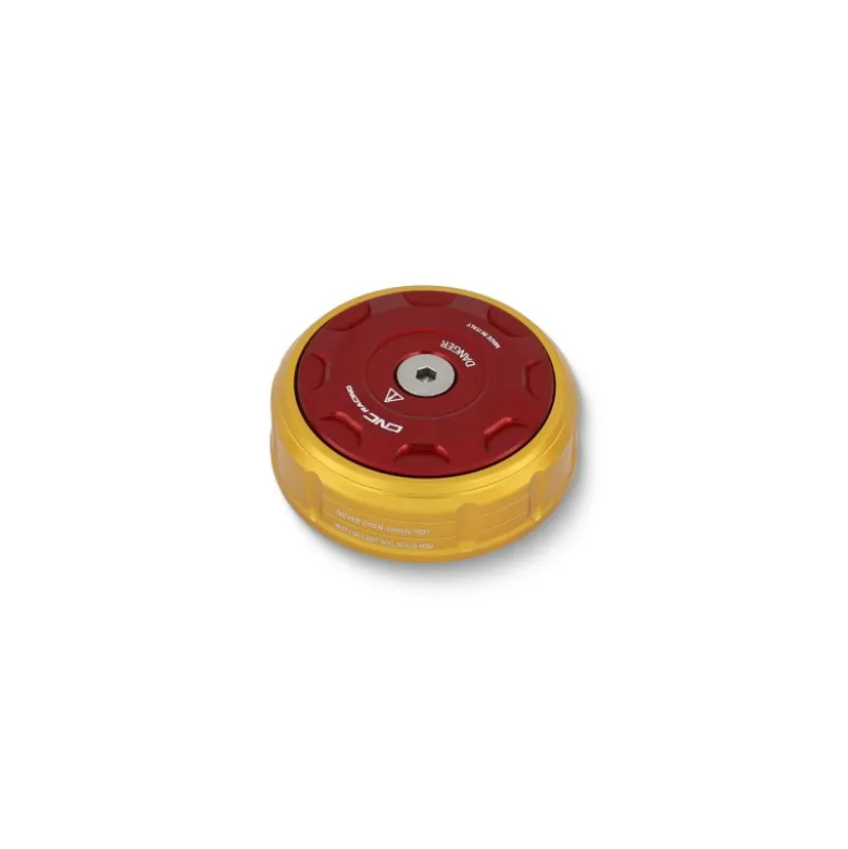 Cnc Racing Ta155Gr Cover Tappo Radiatore Ducati Bicolor