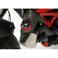 Cnc Racing Ta155Rb Cover Tappo Radiatore Ducati Bicolor