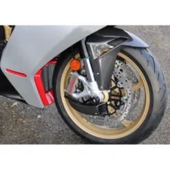 Cnc Racing TP427R Tamponi protezione ruota anteriore MV Agusta Rosso