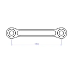 Cnc Racing Tr100R Tiranti Sospensione Posteriore Altezza Ribassata Ducati Panigale V4