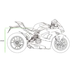 Cnc Racing Tr115R Tiranti Sospensione Posteriore Altezza Ribassata Ducati Panigale V4 / Streetfighter V4