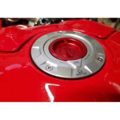 Cnc Racing Ts423Spr Tappo Serbatoio Carburante Pramac Racing silver rosso